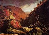 Thomas Cole Canvas Paintings - The Clove Catskills I